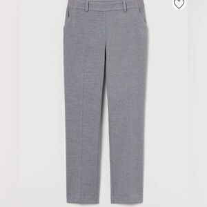 H&M Gray Flannel Stretch Twill Chinos Pants Size 8 $25 NWT Fit Small Line a S/6